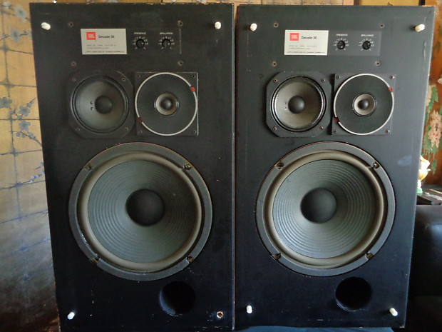 JBL L36 vintage Decade 36 1970's oak speakers | Reverb