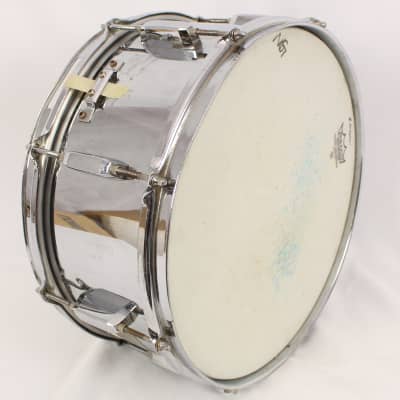 Pearl Steel Shell SS Snare Drum 8 lug 14" X 5" with Case - Chrome image 7