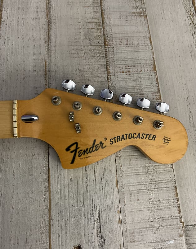 Vintage 1973 Fender Stratocaster 3 Bolt Neck With F Logo Reverb 3452