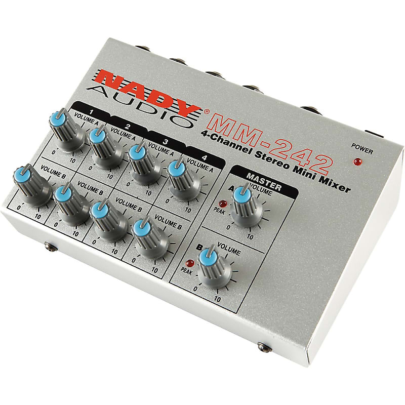 Nady MM-242 8-Channel / 4-Channel Stereo Mini Mixer image 2