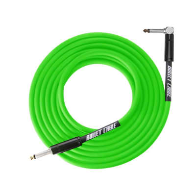 Bullet Cable 20′ Green Thunder Guitar Cable for sale