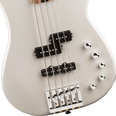 CHARVEL - Pro-Mod San Dimas Bass PJ V  Caramelized Maple Fingerboard  Platinum Pearl - 2965068576 image 3