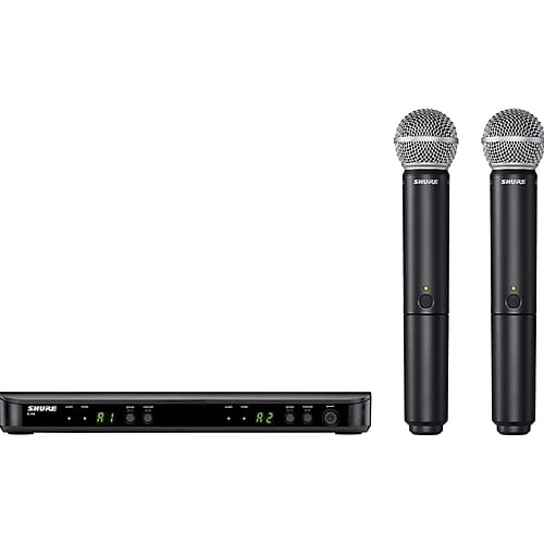 Shure BLX288/SM58 Wireless Dual Vocal System with two SM58 | Reverb