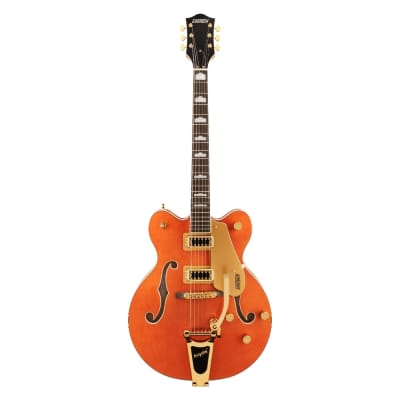 Gretch G5422TG Electromatic Classic Hollow Body Double Cut with Bigsby and Gold Hardware, Laurel Fingerboard, Orange Stain
 Electric Guitar image 1
