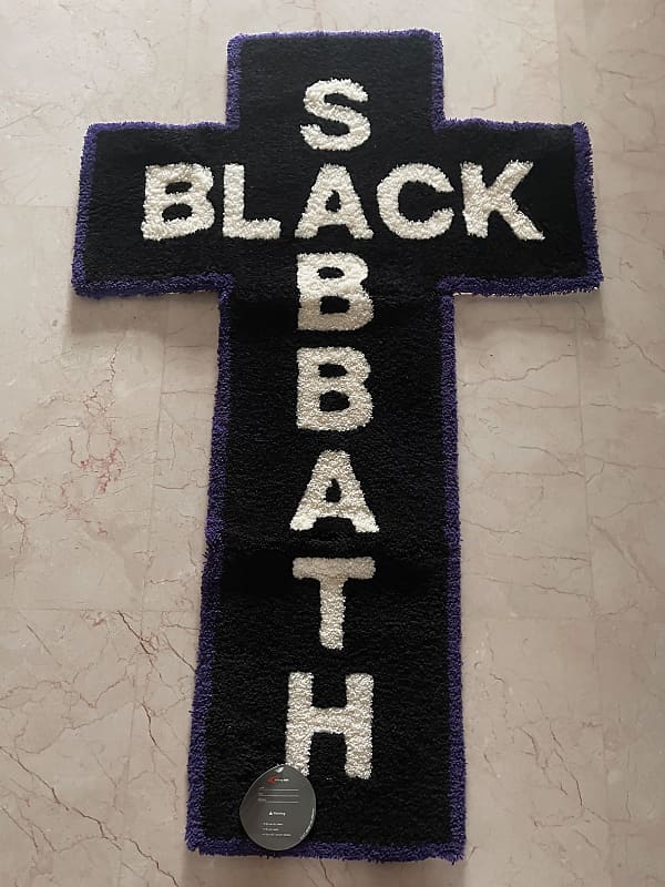 Supreme Black Sabbath Carpet Rug for your Tony Iommi Gibson SG