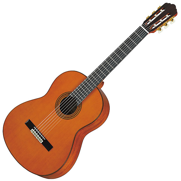 Yamaha GC12C Solid Cedar/Mahogany Classical Guitar Natural image 1