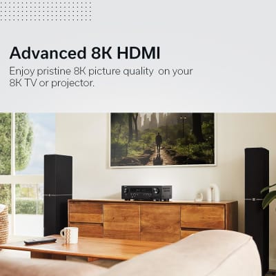 Denon AVR-S770H 7.2 Ch Home Theater Receiver - 8K UHD HDMI Receiver (95W X 7), Wireless Streaming via Built-in HEOS, Bluetooth & Wi-Fi, Supports Dolby TrueHD, DTS Neural:X & DTS:X Surround Sound image 4