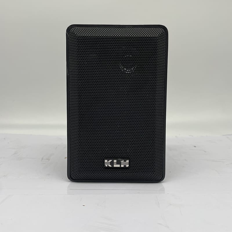 KLH Bookshelf Surround Satellite Speaker 970A Black VTG 4-6 Ohm 40W *Working  			