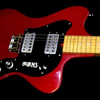 Burns LJ24 1977 Cherry Transparent.  PROTOTYPE. Extremely Rare & Collectible.  Only 25.  Handmade. image 6
