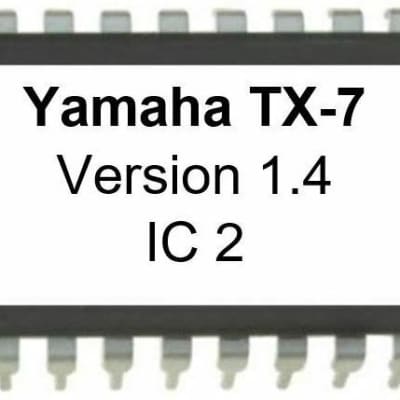 Yamaha TX7 FM Synthesizer Update OS Firmware chip TX-7 image 1