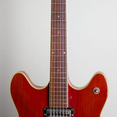 Guild  Starfire XII 12 String Semi-Hollow Body Electric Guitar (1966), ser. #DC-400, original black hard shell case. image 8