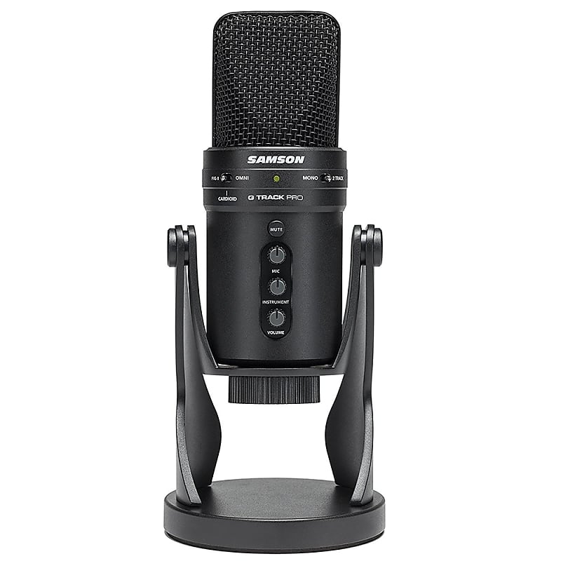 Samson G-Track Pro USB Vocal Recording Condenser Microphone Audio Interface image 1