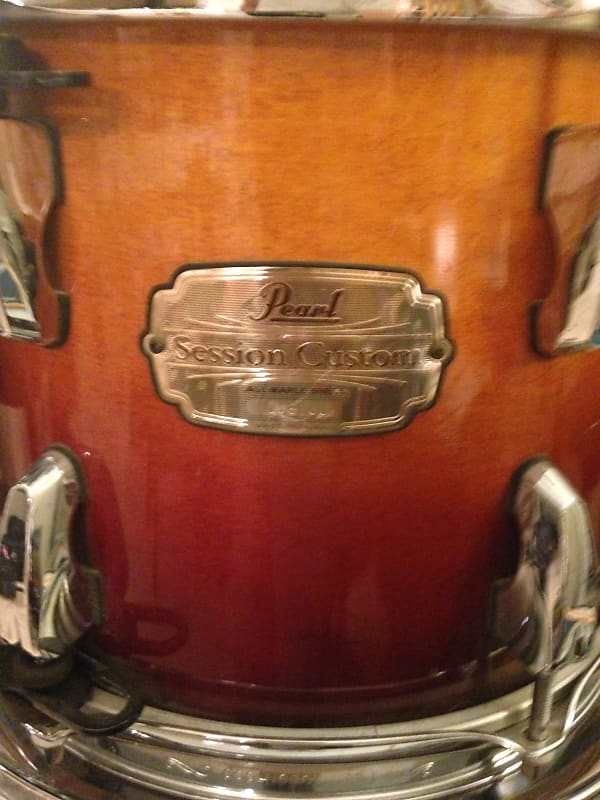 Pearl Session Custom SMX Maple Drums 22, 10, 12, & 14 Vintage Fade