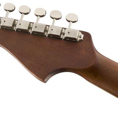 Fender Malibu Electric Acoustic Guitar in Aqua Splash with Walnut Fretboard image 5