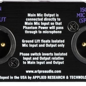 ART SPLITCom Pro Microphone Splitter / Combiner image 3