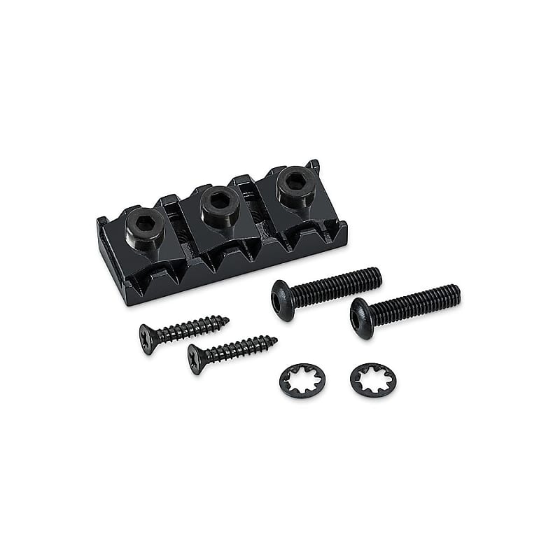  Floyd Rose Original Series Tremolo Bridge w/ R3 Nut Black  Nickel : Musical Instruments