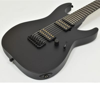 ESP LTD Alex Wade AW-7 Baritone 7 String Electric Guitar Open Grain Black Satin image 3