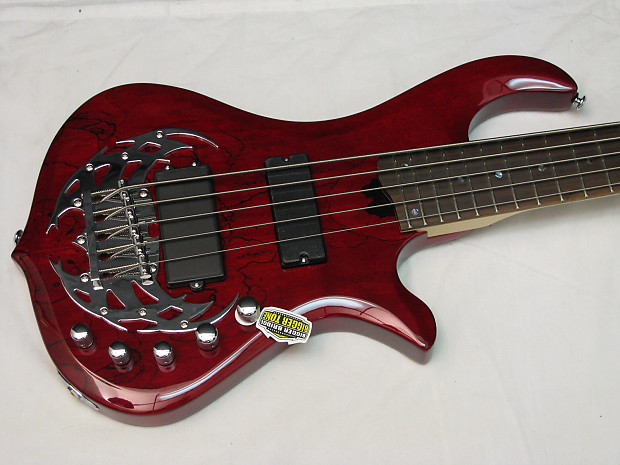 Traben Array Limited 5-string BASS guitar RED- NEW - Spalt