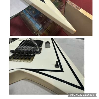 ESP Alexi Laiho Standard Scythe V 2007 White Electric Guitar