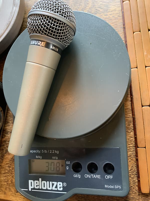 Shure SM58 1980's RARE Champagne finish Special order | Reverb