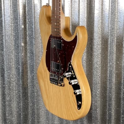 G&L USA BTO Skyhawk HH Vintage Natural Frost Guitar & Bag #9137 image 7