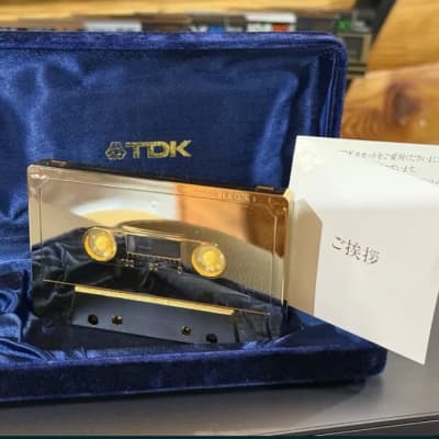 Golden TDK Cassette Tape Limited Never Sold NOS Grail RARE