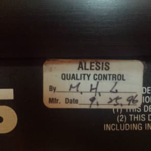 Alesis QS6 1996 Black | 2 Expansion Cards | Gig Case image 12