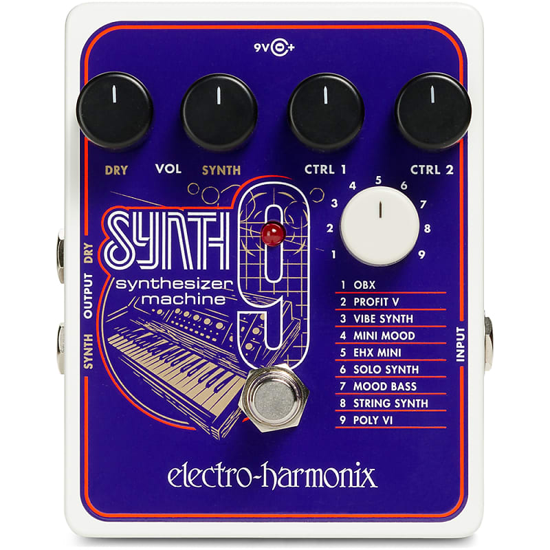 Electro Harmonix SYNTH 9 Synthesizer Machine Pedal image 1