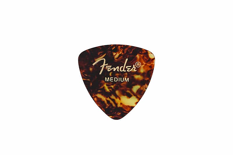 Fender 346 Classic Celluloid Guitar Picks - SHELL - MEDIUM - 12-Pack (1 Dozen) image 1