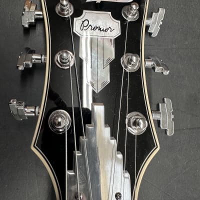 D'Angelico Premier DC Semi-Hollow Double Cutaway with Stop-Bar Tailpiece 2010s - White image 2