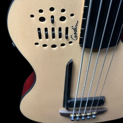 Godin Acoustic/Electric A5 Ultra FRETLESS, Natural *IN STOCK* image 7