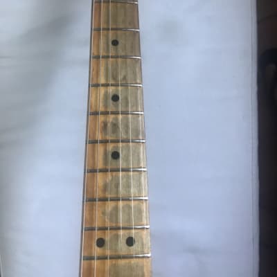 1983 Fender Stratocaster David Gilmour Black Strat twin neck Fullerton vintage image 9