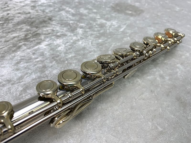 MIYAZAWA Flute MS-95 Silver Head W/Case From Japan 1980s