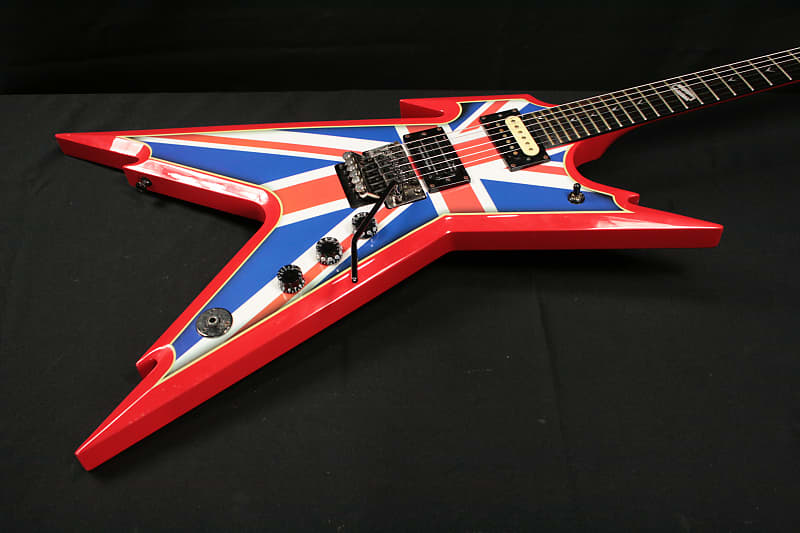 Dean Razorback 255 Union Jack Seymour Duncan Made in Korea