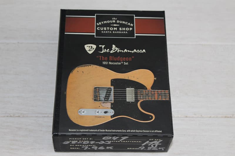 Seymour Duncan Custom Shop Joe Bonamassa Bludgeon Nocaster | Reverb