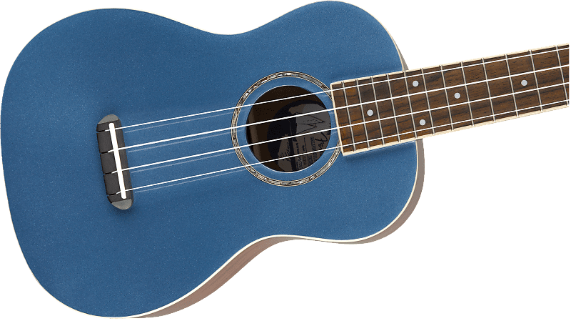 Fender Zuma Classic Concert Ukulele - Lake Placid Blue image 1