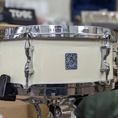 Premier 5.5" x 14" Olympic Snare Drum 60's White image 1