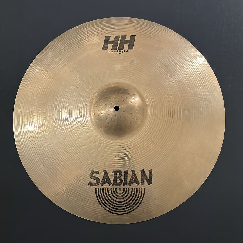 Sabian 21” HH Hand Hammered Raw Bell Dry Ride Cymbal 3254g image 1