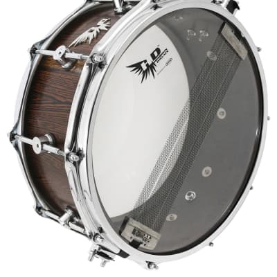Hendrix Drums 6x14 Archetype Stave Series Snare Drum in Wenge Wood image 5