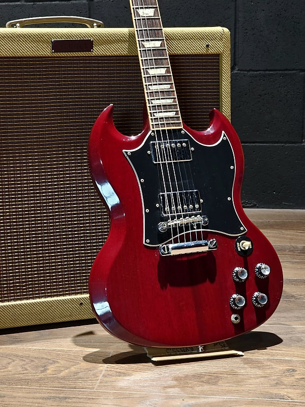 ギター Gibson SG standard HC 1996 1996 Gibson USA SG Standard - in Cherry Red | Reverb