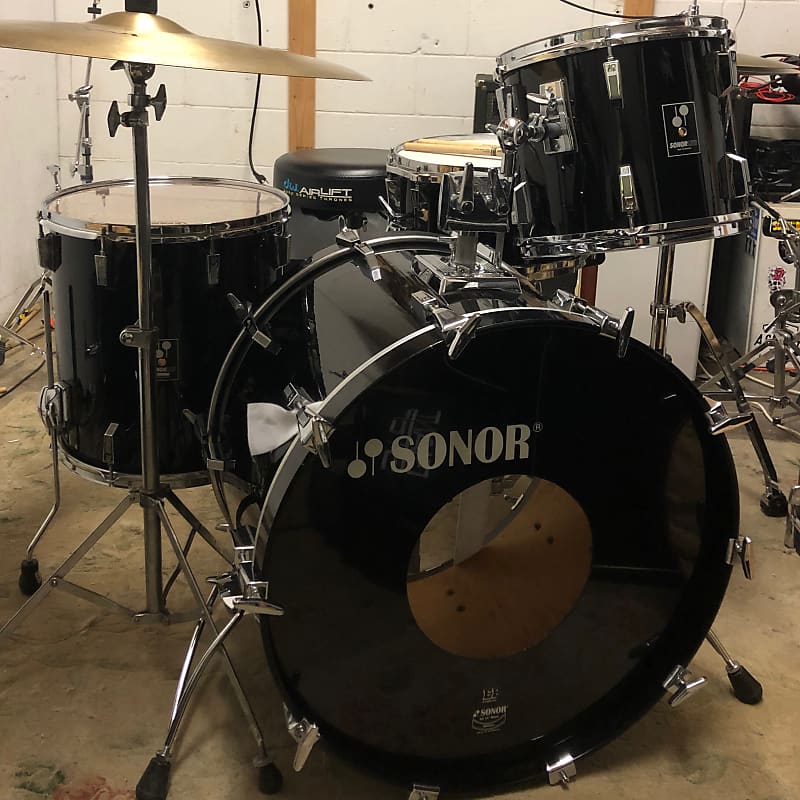 Sonor Lite Drum Set 90's Black | Reverb