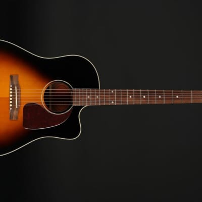 Epiphone Inspired by Gibson J-45 EC Electro Acoustic in Aged Vintage Sunburst image 4