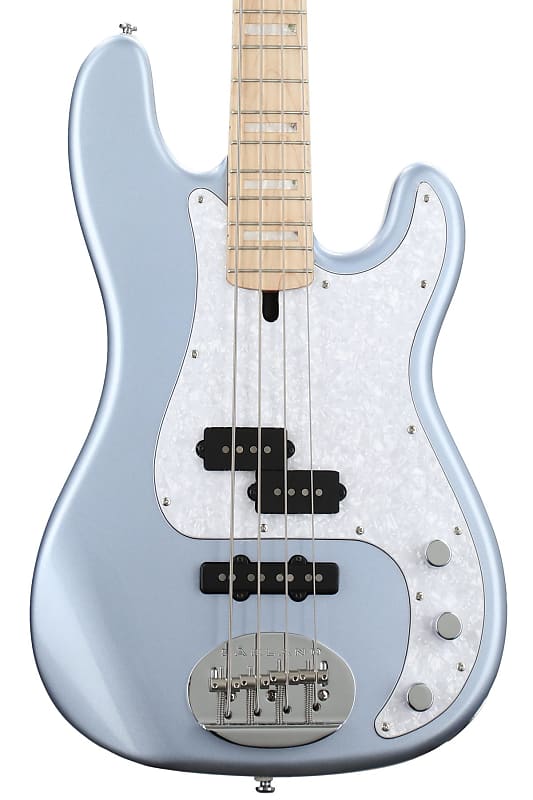 Lakland Skyline 44-64 Custom PJ Ash Bass Guitar - Ice Blue | Reverb