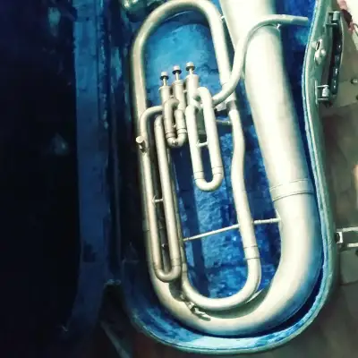 Clarion.  Silver Plated Euphonium image 1