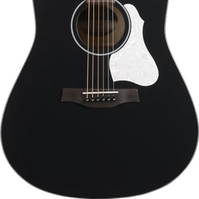 Seagull S6 Classic Dreadnought Acoustic-Electric Guitar, Black image 1