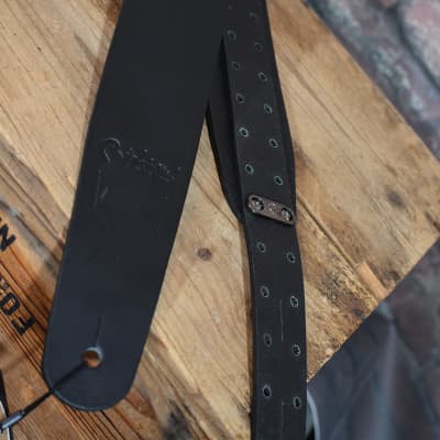 Right On Straps Magic Collection Master Key Premium Leather Guitar Strap Black w Fast Free Shipping image 3