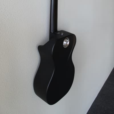 Brand New Journey OF660 Overhead Carbon Fiber Acoustic/Electric Travel Guitar - Black Matte image 8