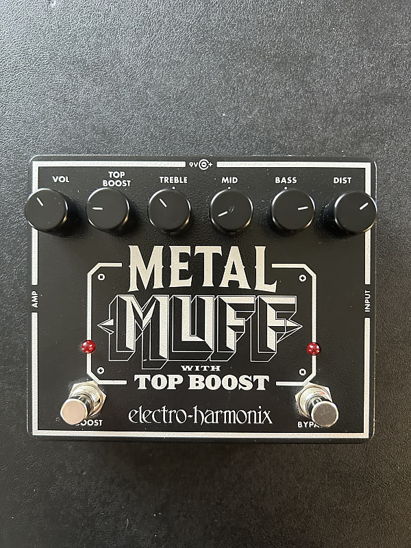 Electro-Harmonix Metal Muff Distortion with Top Boost 2006 - Present - Black image 1