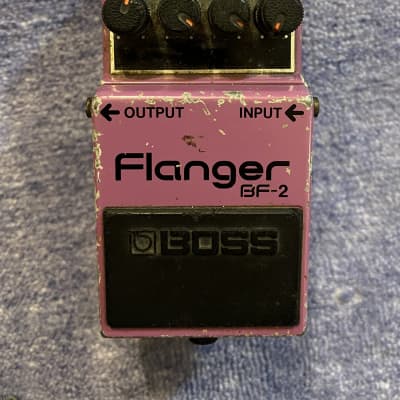 Boss BF-2 Flanger 1980-1984 (Black Label) Made In Japan | Reverb
