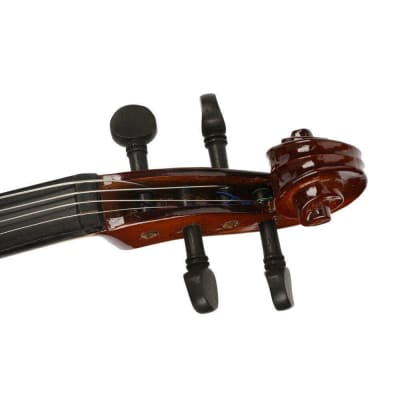 1/8 Size Suitable For 4-5 Years Old Kids Acoustic Violin+Case+Bow+Rosin image 2